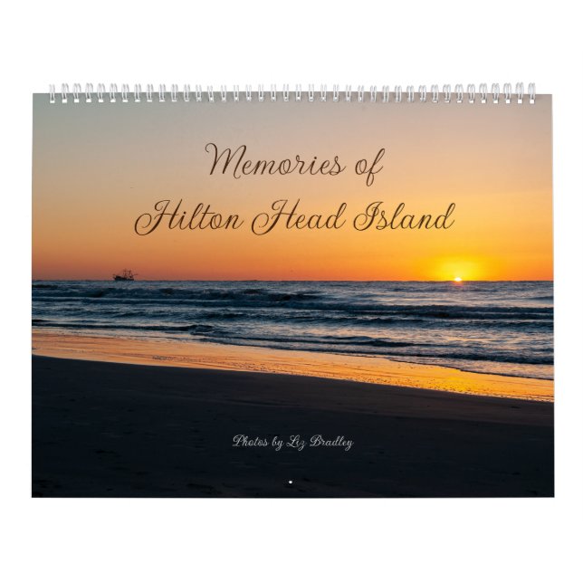 Calendrier Memories of Hilton Head Island Calendar (Protection)