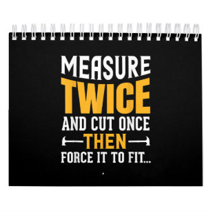 Calendrier Mens Funny Woodworking Carpenter Citation Dit Cade