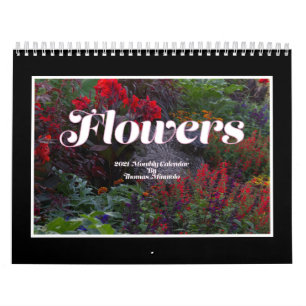 Calendrier mensuel des fleurs 2021