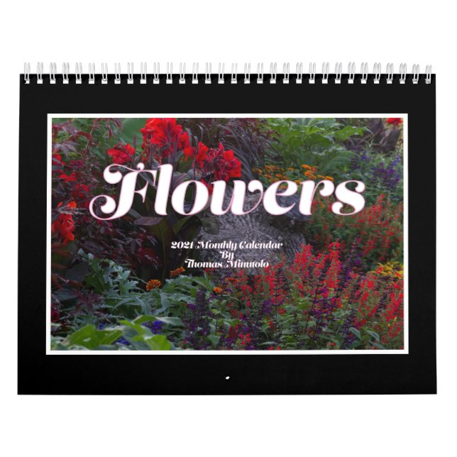 Calendrier mensuel des fleurs 2021 (Protection)