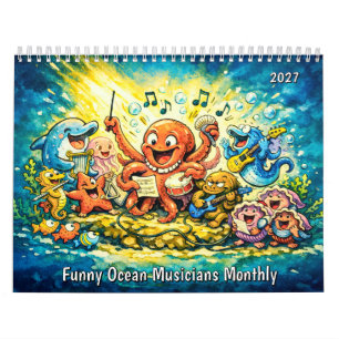 Calendrier Mensuel des Musiciens de l'Océan Drôle