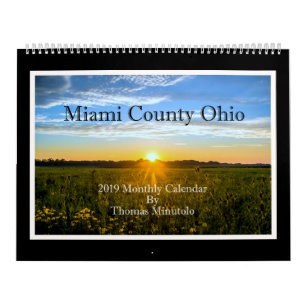 Calendrier mensuel du comté de Miami Ohio 2019