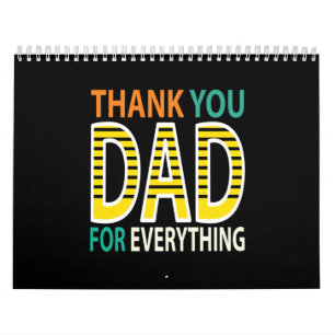 Calendrier merci papa pour tout