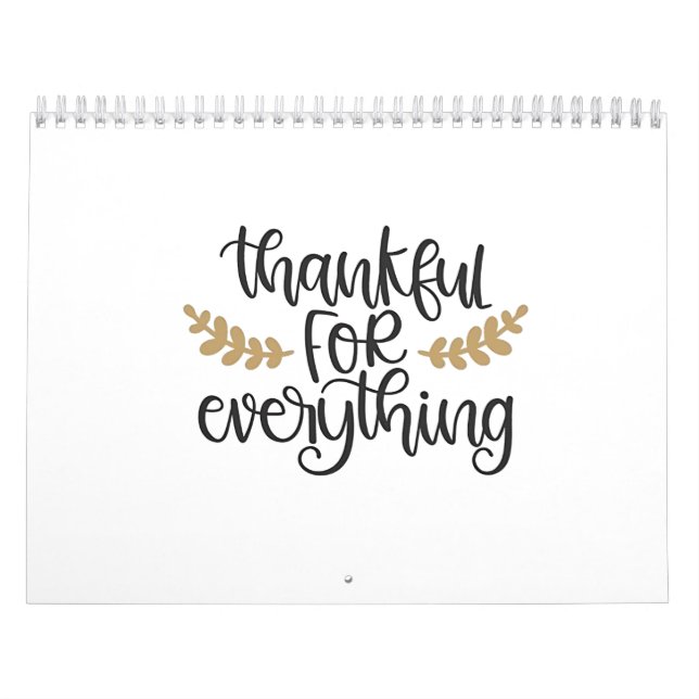 Calendrier Merci pour tout Thanksgiving drôle (Protection)