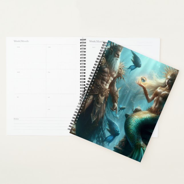 Calendrier Mermaid Poseidon (Devant avec enveloppe)