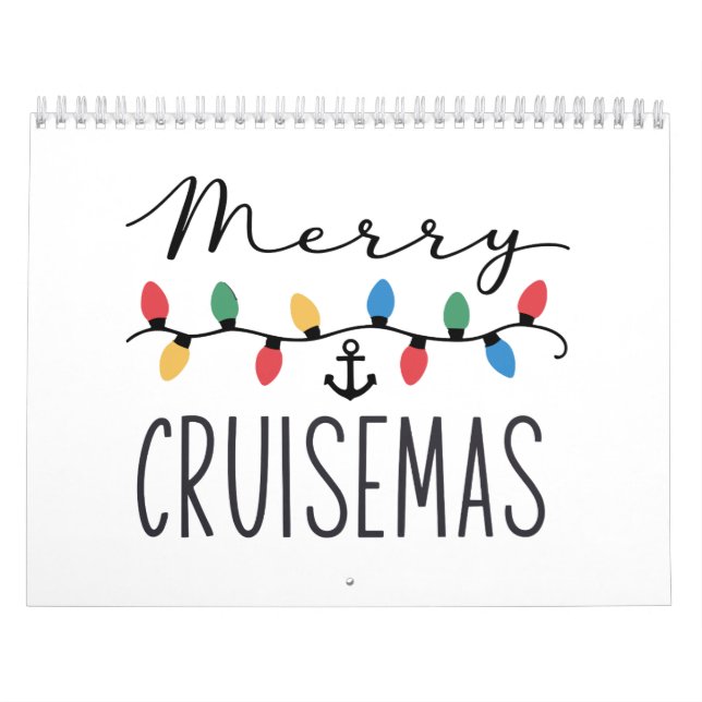 Calendrier Merry Cruisemas Family Christmas Cruise Trip  (Protection)