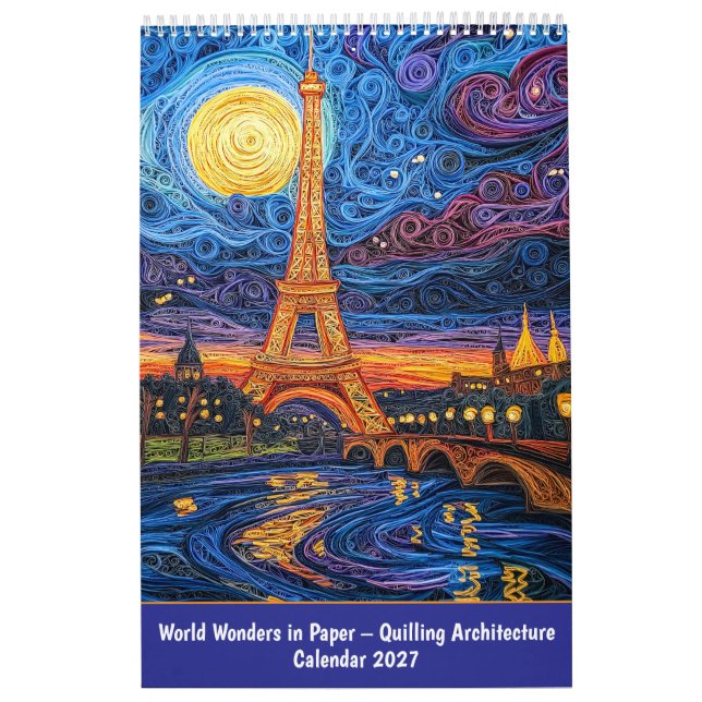 Calendrier Merveilles du monde en papier – Architecture en qu (Protection)