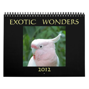 Calendrier Merveilles exotiques 2012