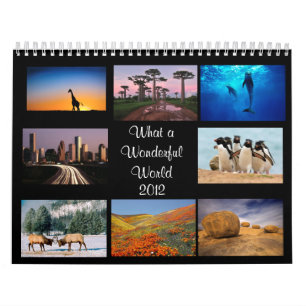 Calendrier merveilleux du monde 2012