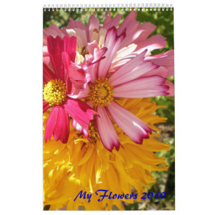 Calendrier Mes fleurs
