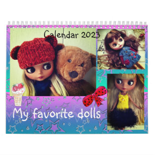 Calendrier. Mes poupées préférées Calendrier