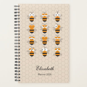 Calendrier Mignon Drôle Abeille à Miel Alvéoles 20