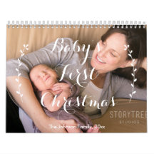 Calendrier mignon Noël du bébé