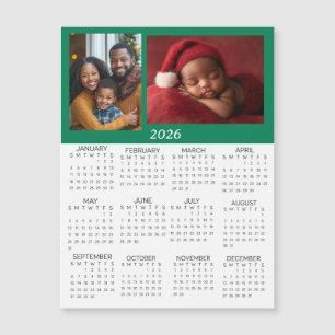 Calendrier mini personnalisé avec photos 2026