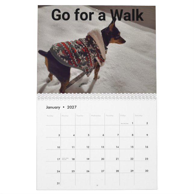 Calendrier MinPIn Inspiration (Jan 2027)