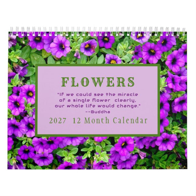 Calendrier Miracle Des Fleurs/2027 (Protection)