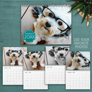 Calendrier Modèle de famille de 14 photos - Photo personnalis