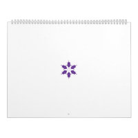 Modèle de mandala floral violet stylisé sur un noi