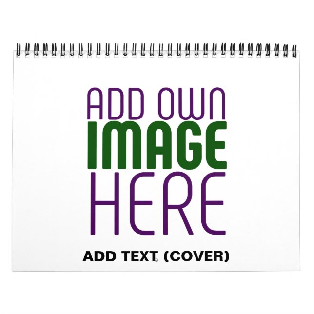 CALENDRIER MODÈLE DE TEXTE D'IMAGE BLANCHE SIMPLE MODERNE (Protection)