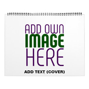 CALENDRIER MODÈLE DE TEXTE D'IMAGE BLANCHE SIMPLE MODERNE