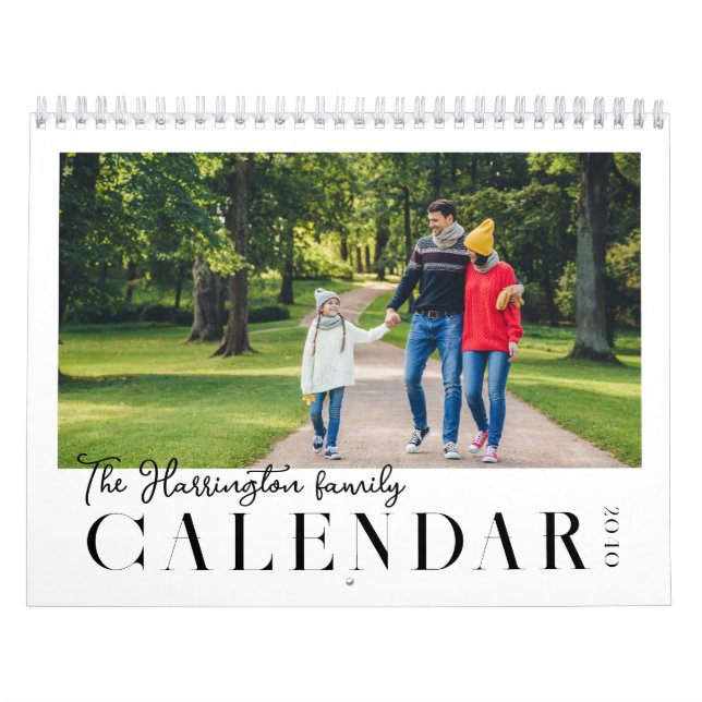 Calendrier Modern Custom Family Photo Calendar (Protection)