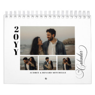 Calendrier Moderne Chic 4 Collage Photo 53 photos