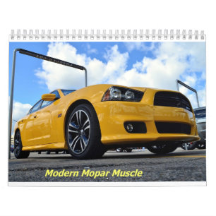 Calendrier moderne de muscle de 2016 Mopar