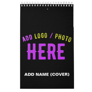 CALENDRIER MODERNE ET MODERNE PERSONNALISABLE NOIR VÉRIFIÉ