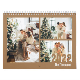 Calendrier Moderne Rustique Personnalisé Créez votre propre