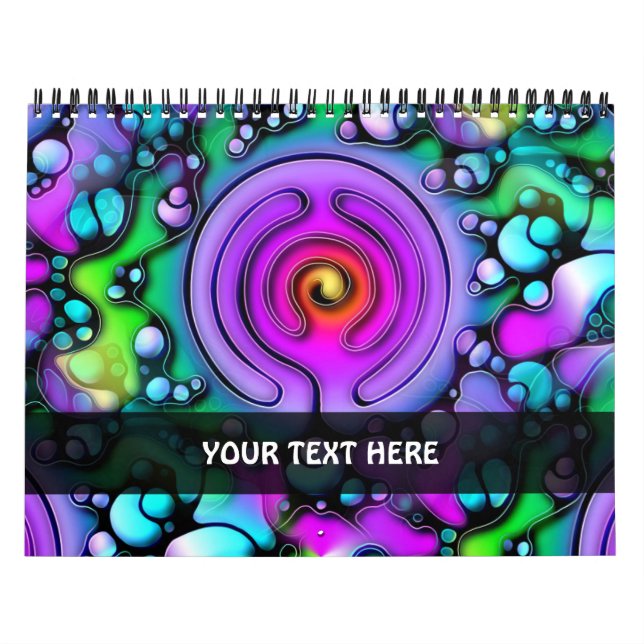 Calendrier Modes de vie - Art Neurographique Motif 2 (Protection)
