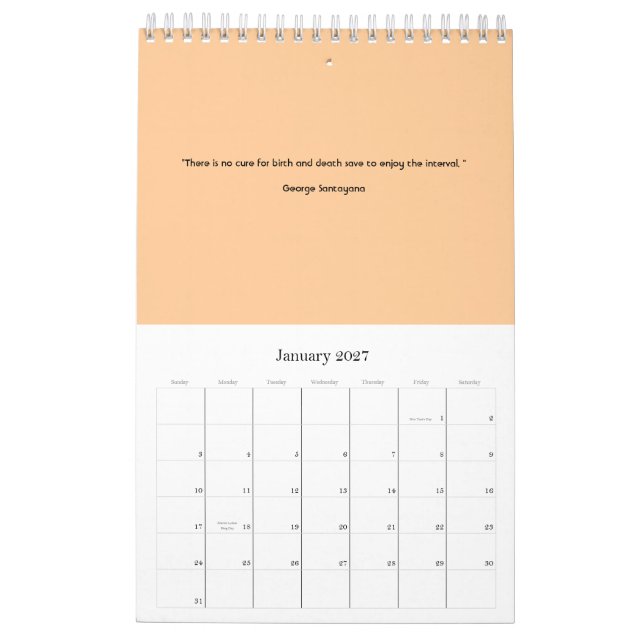 Calendrier Mon année 2008 (Jan 2027)