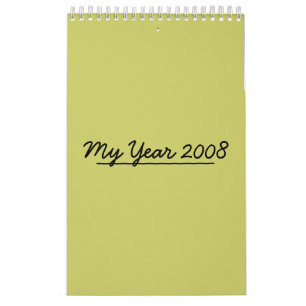 Calendrier Mon année 2008