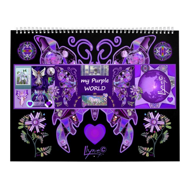 Calendrier "Mon monde violet" par Llyne F (Protection)