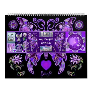 Calendrier "Mon monde violet" par Llyne F