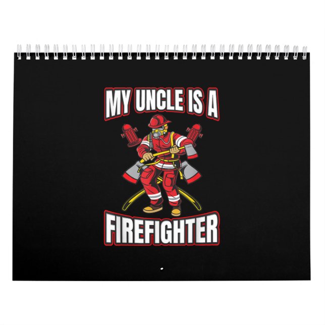 Calendrier Mon Oncle Est Pompier (Protection)