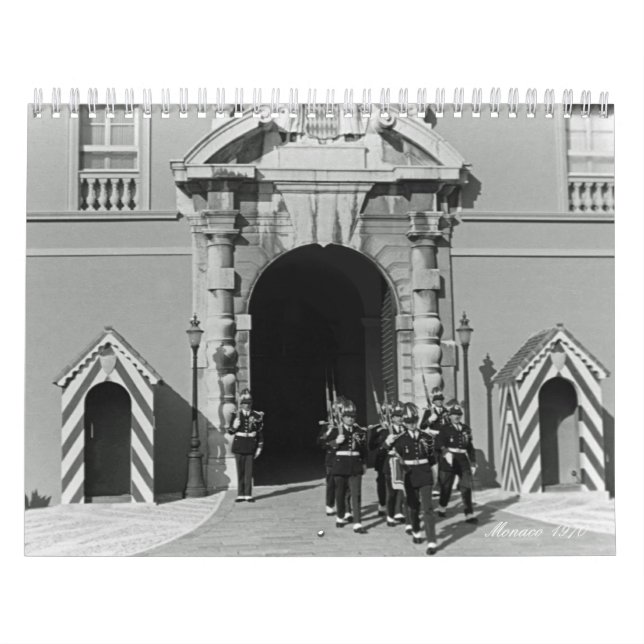 Calendrier Monaco Vintage 1970 (Protection)