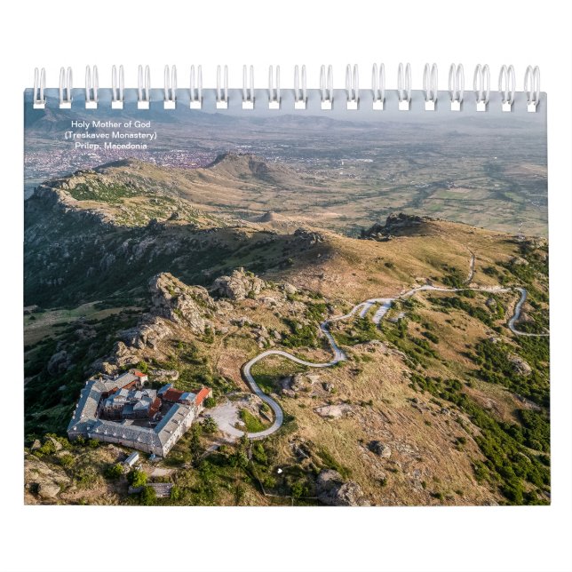Calendrier Monastères et Eglises de Prilep : Une photographie (Protection)