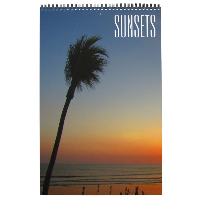 Calendrier monde au coucher du soleil (Protection)