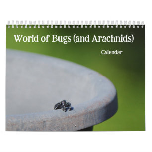 Calendrier Monde de Bugs et Arachnids Déplaisant Crawly