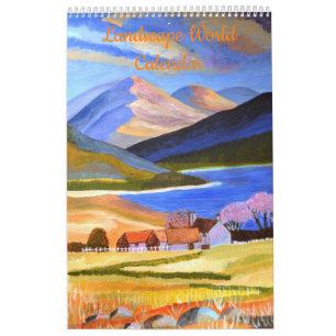 Calendrier mondial paysage