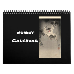 Calendrier Monkey Primate Vine Bienvenue Accueil Destiny Dest