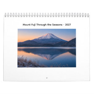 Calendrier Mont Fuji à travers les saisons 2027
