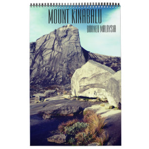 Calendrier mont Kinabalu Bornéo