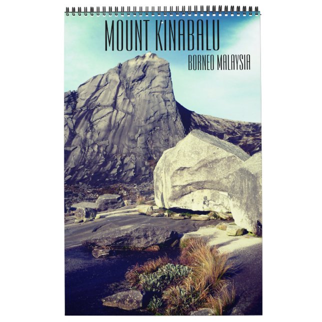 Calendrier mont Kinabalu Bornéo (Protection)