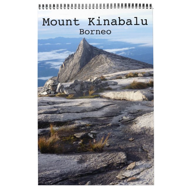 Calendrier mont Kinabalu Bornéo (Protection)