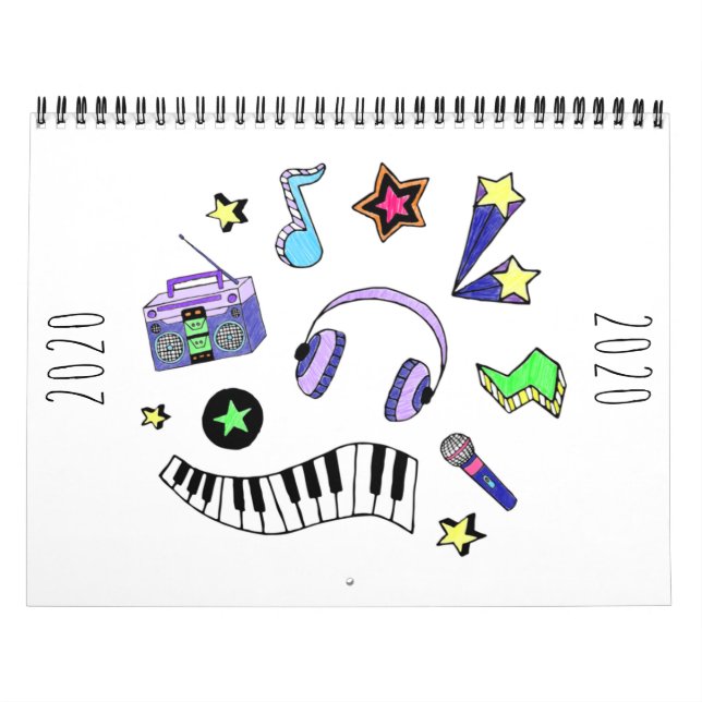 Calendrier Montez la musique (Protection)