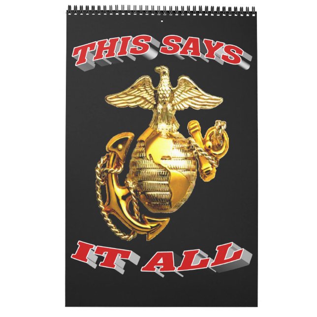 Calendrier Montford Point Marines (Dos)