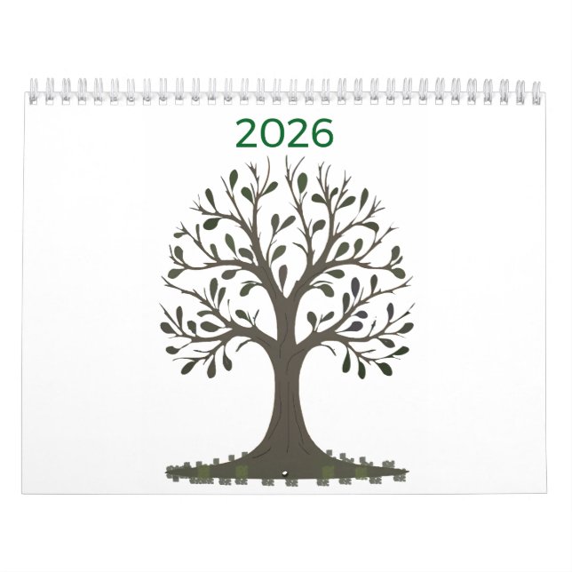 Calendrier Monthly Wall Calendar - Change the Year (Protection)