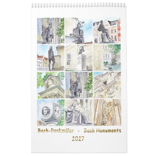 Calendrier Monuments à Johann Sebastian Bach, (Protection)