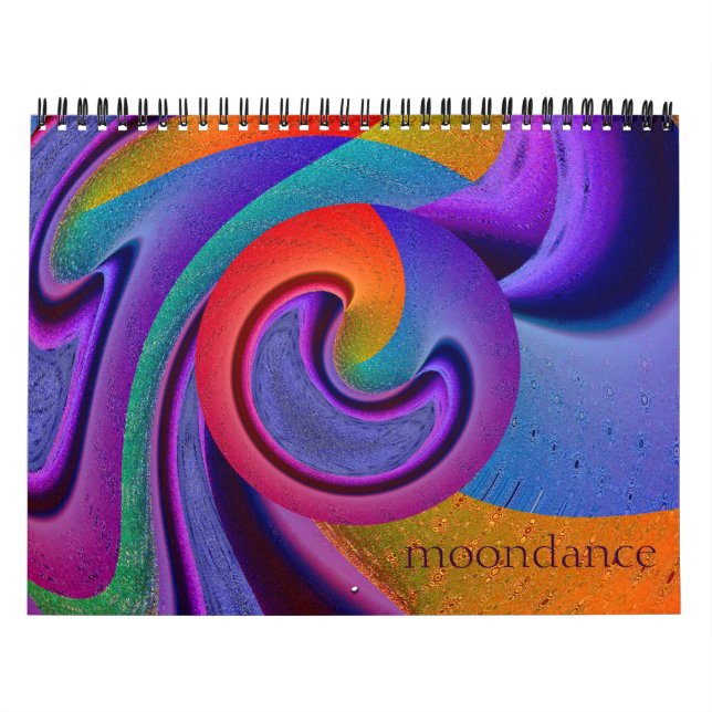 Calendrier Moondance Cool Art Abstrait (Protection)